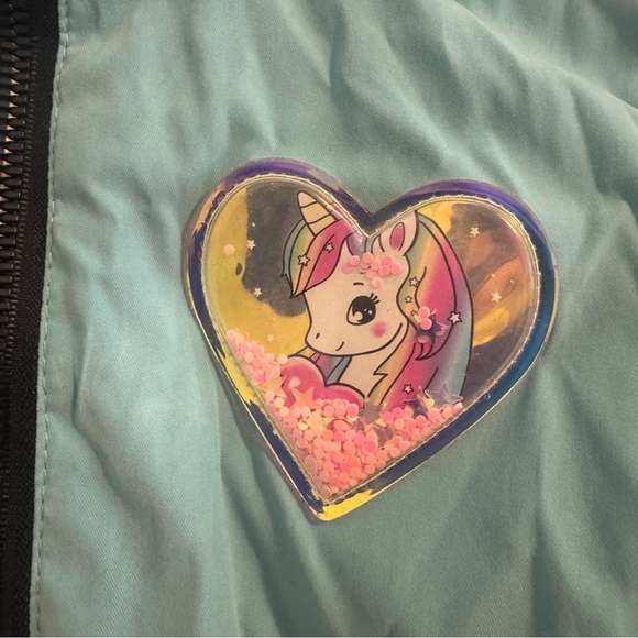 O’STIN Fall /Mild Winter Hooded Jacket in Teal Color. Size Toddler 4-5. - Picture 3 of 17